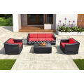 PE Rattan Sofa L Form Sofa Set